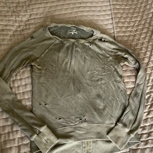 Pam & Gela distressed sweatshirt